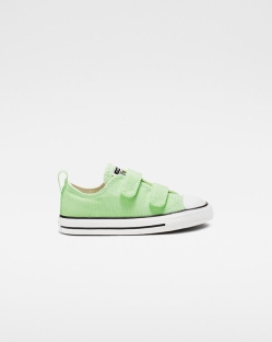 Converse Chuck Taylor All Star Seasonal Hook and Loop Fiu Rövidszárú Zöld | JGQVEXL-HU